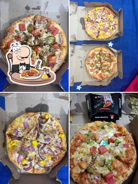 Pick different kinds of pizza