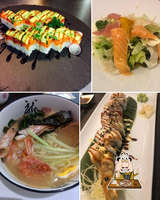 Ordina una pizza a 8 1/2 Asian Restaurant & Sushi