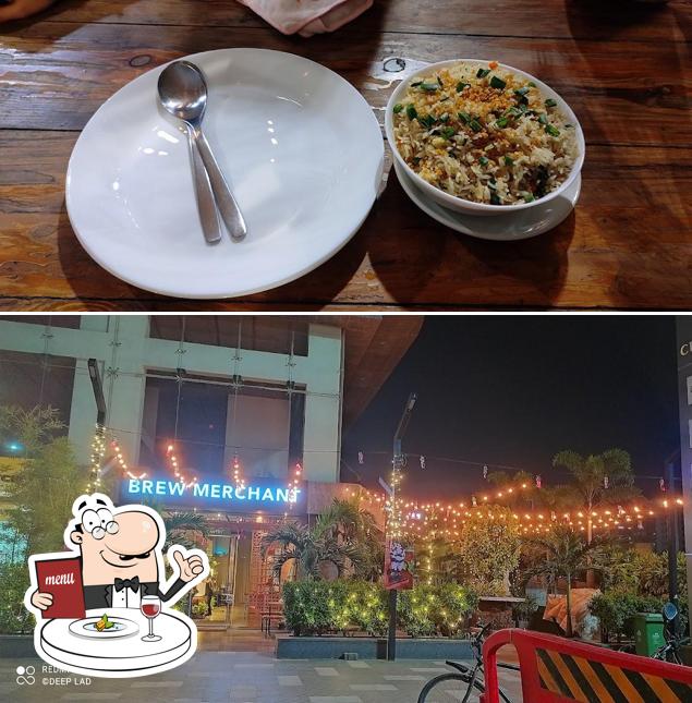 Food at Brew Merchant. Cafe & Bar