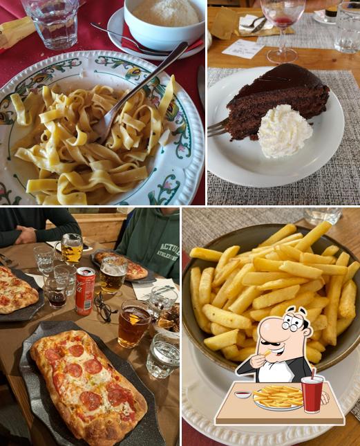 Patatine fritte al Chalet Lago Antorno