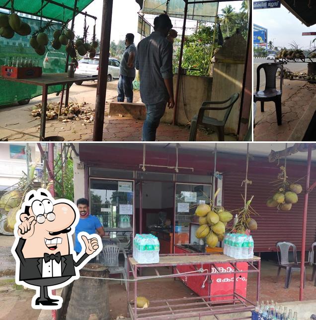 The interior of Karukutty Karikin Juice/ Falooda Park