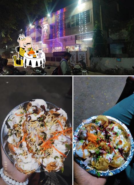 The picture of Hotel Simran International’s food and exterior