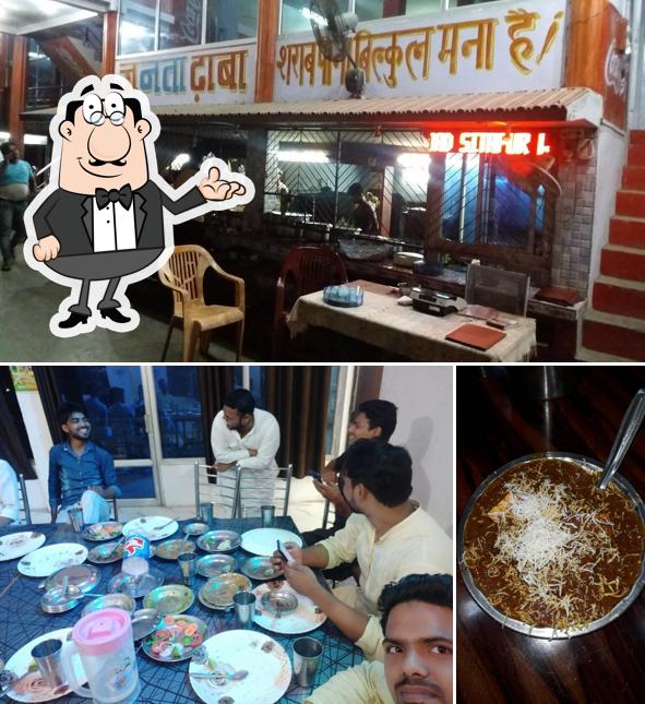 The interior of Janta Dhaba