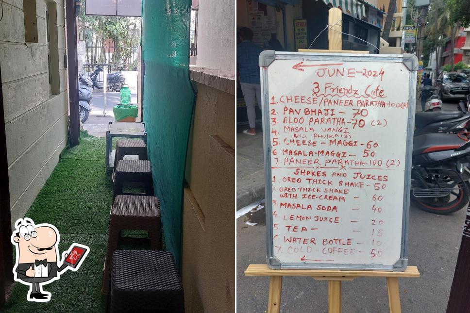 The exterior of 3 Friendz Cafe