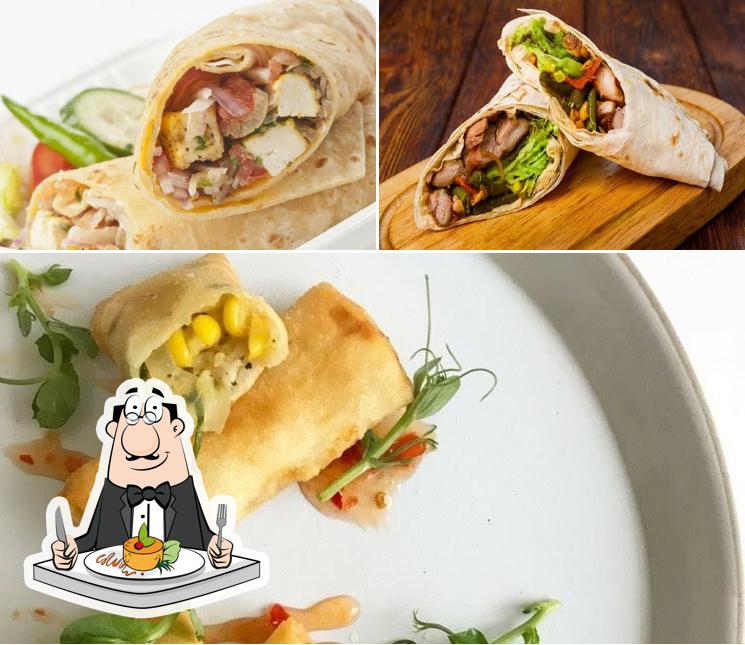 Food at Golden globe pizza