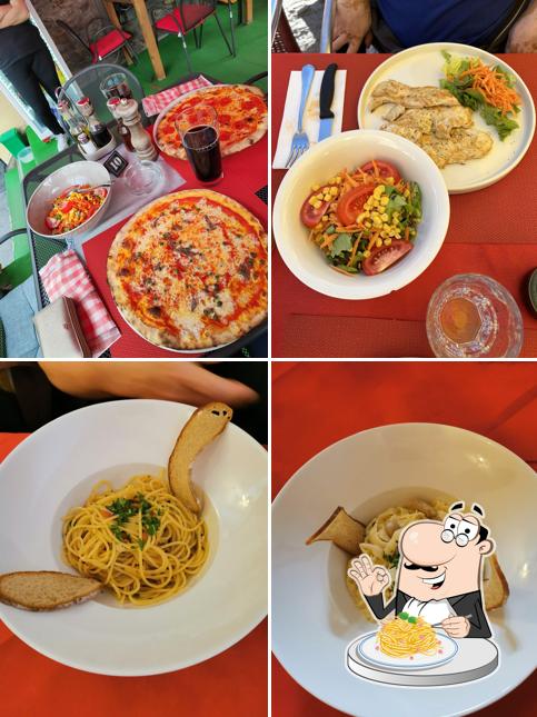 Spaghetti alla carbonara al Grotta Pizzeria Mirta