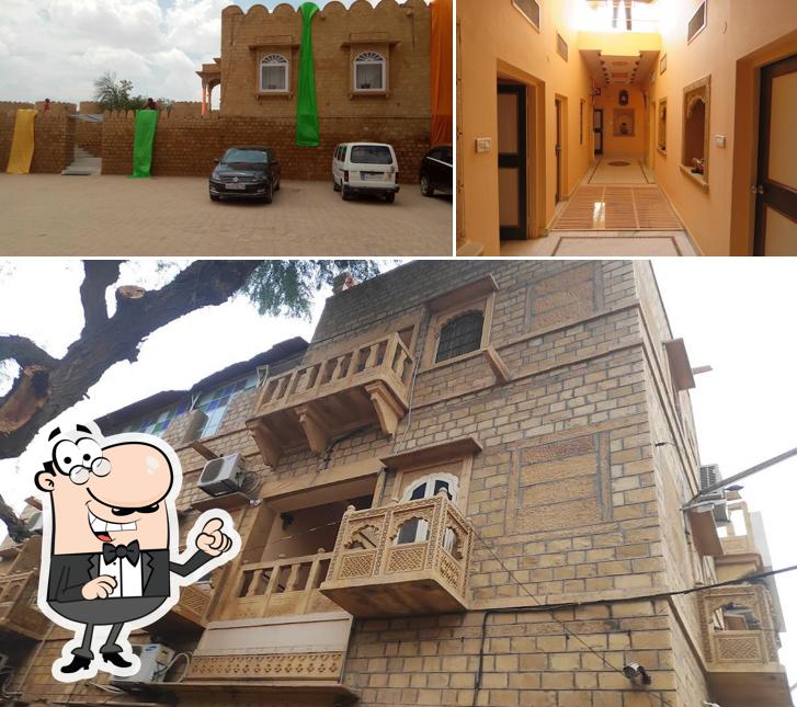 Enjoy the view at the outside area of HOTEL JAISAL PALACE Jaisalmer (Pure Veg - City Centre)