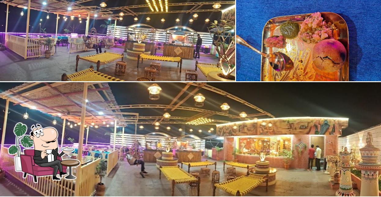 This is the picture showing interior and food at LITTI HOUSE CAFE AND FAMILY RESTAURANT
