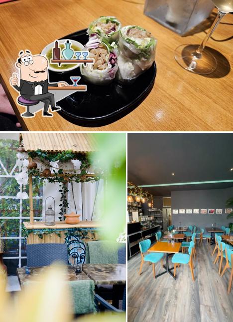 Dai un’occhiata alla immagine che raffigura la interni e cibo di Restaurant Mamasan