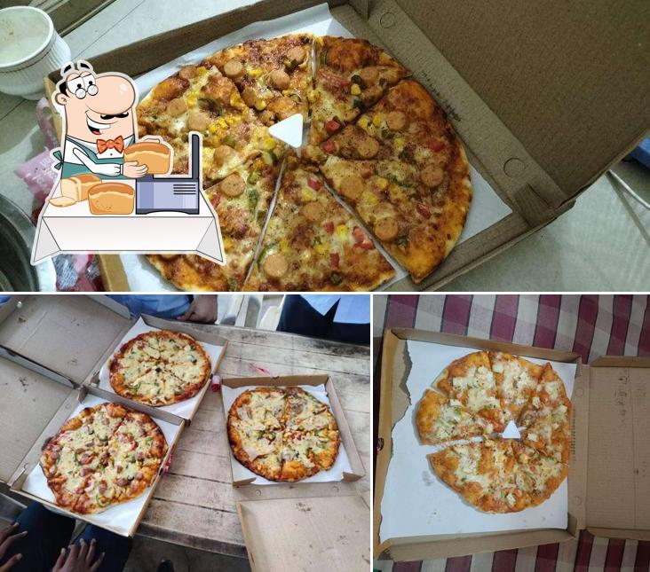 Garlic bread at Out of Hell