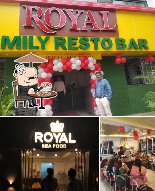 The restaurant's exterior and interior