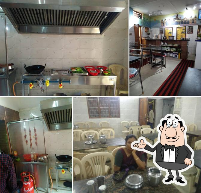 The interior of Ruchi Mess