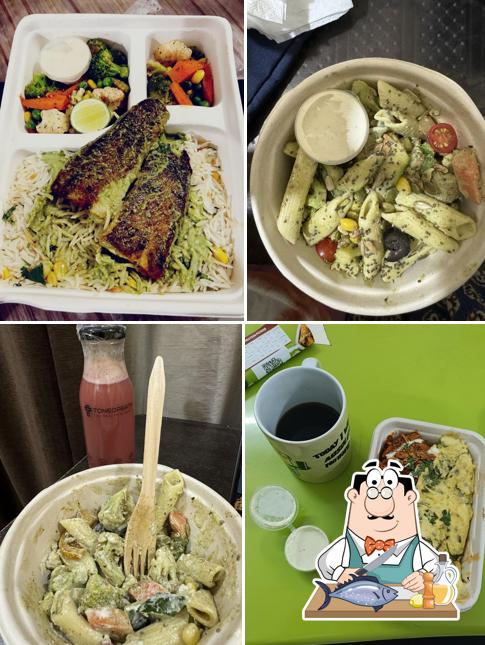 Grilled salmon at ToneOp Eats- The Health Kitchen