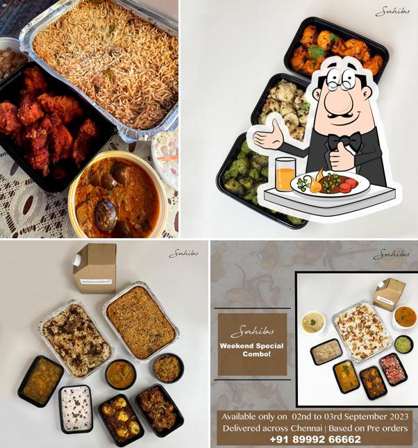 Meals at Sahibs Biryani