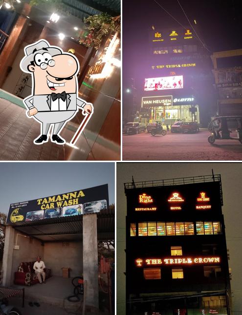 Check out how THE TRIPLE CROWN looks outside