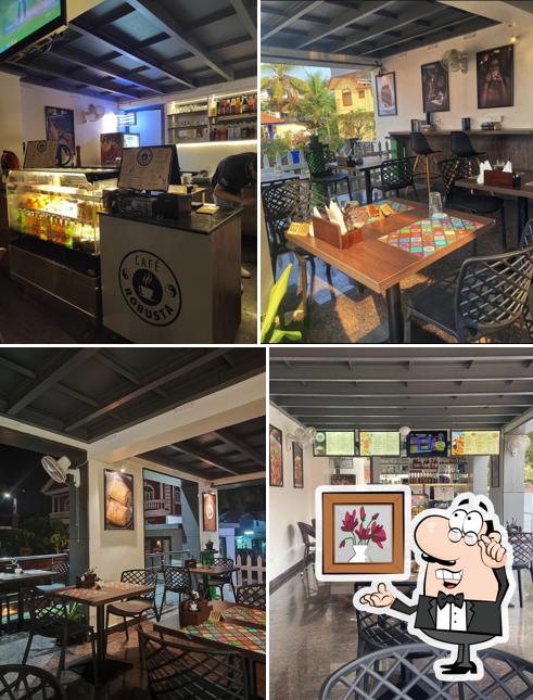 The interior of Café Robusta Porvorim