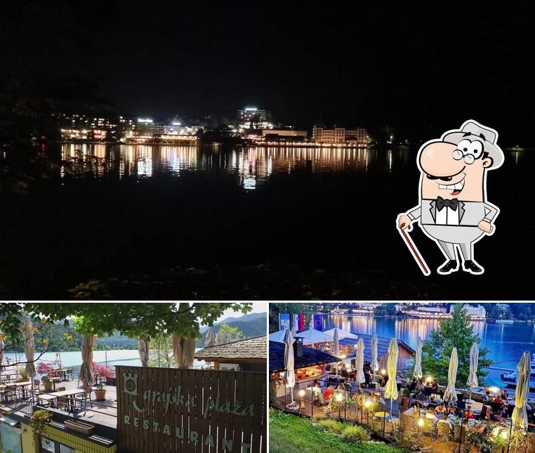 Gli esterni di Grajska plaža Restaurant