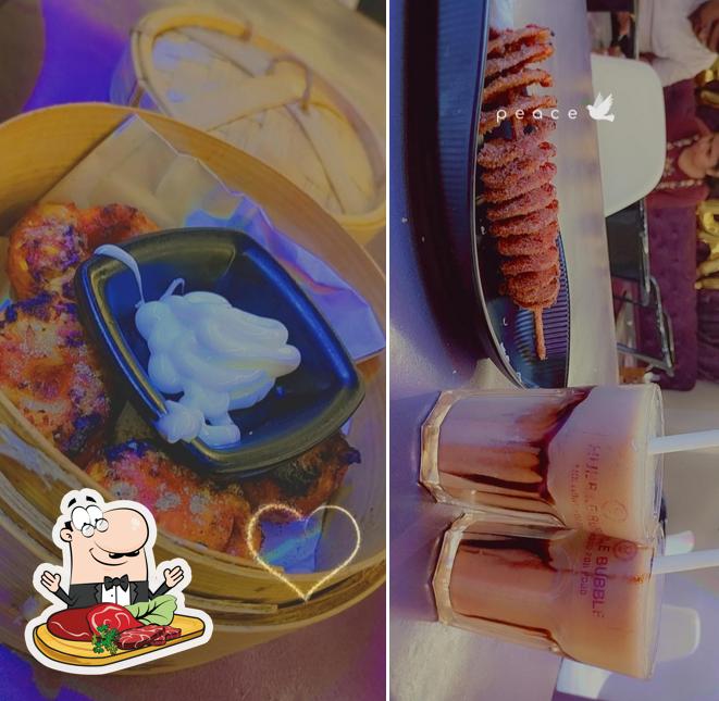 Try out meat meals at Hubble Bubble Café