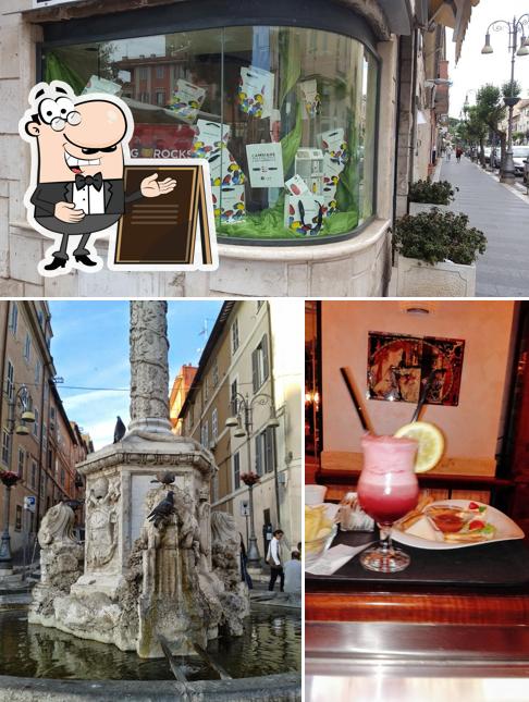 Questa è la immagine che presenta la esterno e tavolo da pranzo di La Dolce Vita Bar - Tabacchi