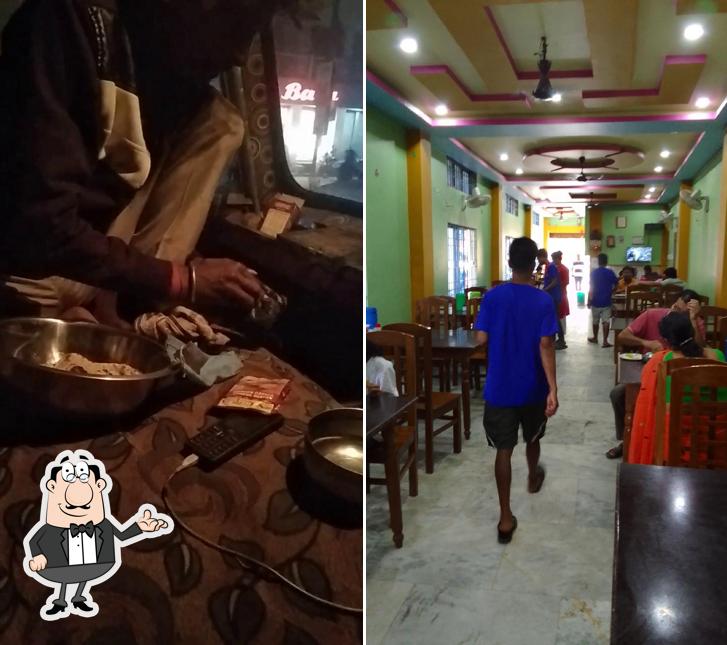 The interior of New Bajwi Hotel & Restaurant