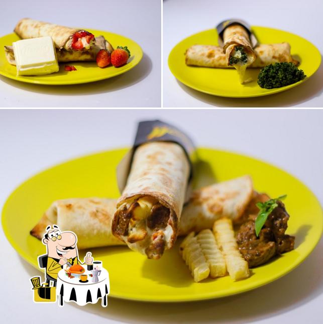 Platos en Roll Pizza