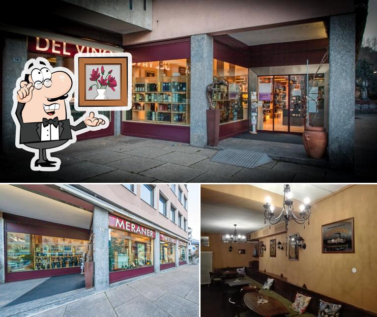 Gli interni di Meraner Weinhaus Enoteca