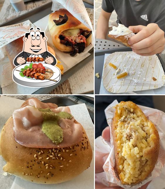 Platti al Rosticceria Palermitana Arancina Planet