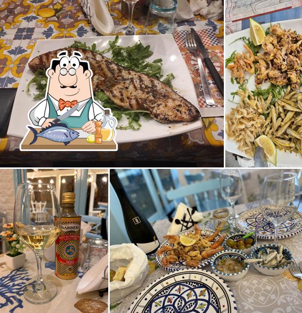 Salmone grigliato al Trattoria Da Simone