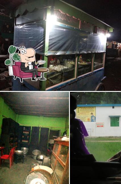 The interior of মা অন্নপূর্ণা হোটেল ও রেস্তোরাঁ