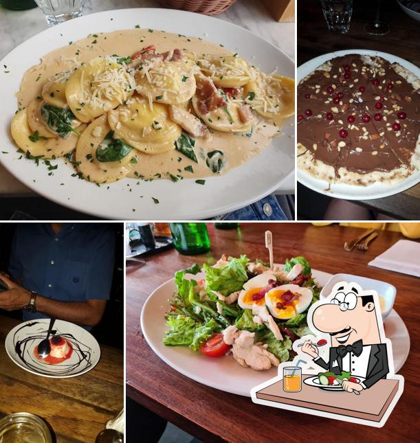 Meals at Una pizzeria e bar