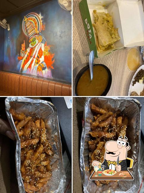 Food at Dosa Plaza