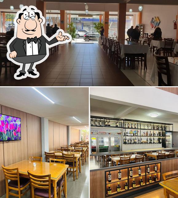 O interior do Galetto's Restaurante