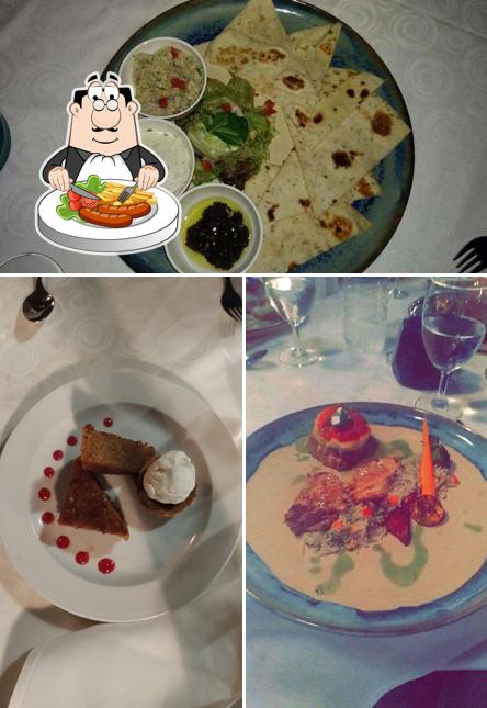 Food at Greco Restaurant
