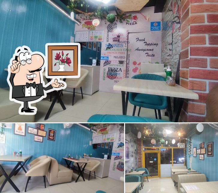 Check out how Pizza cafe looks inside