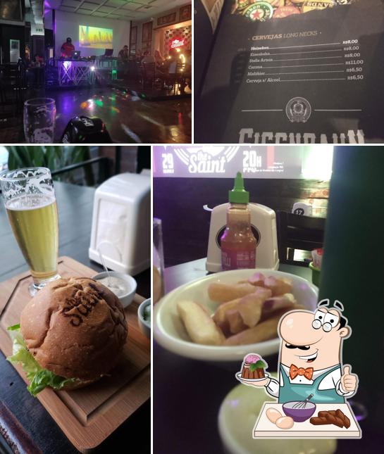 The Saint Pub serve uma gama de sobremesas