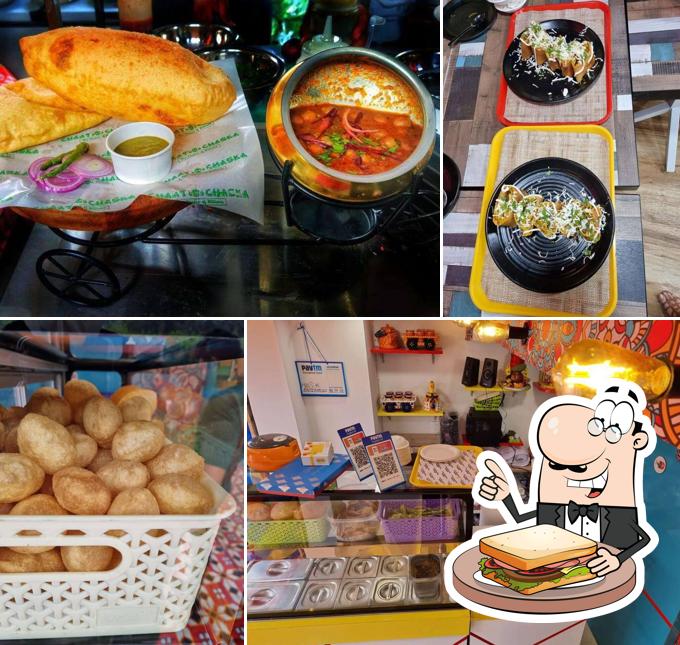 Grilled cheese sandwich at Chaat Ka Chaska