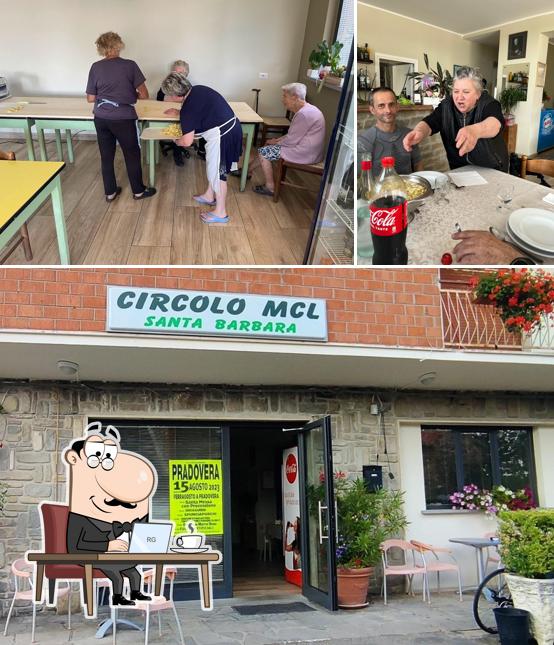 Gli interni di Circolo MCL di Pradovera Trattoria Guglielmetti Antonio