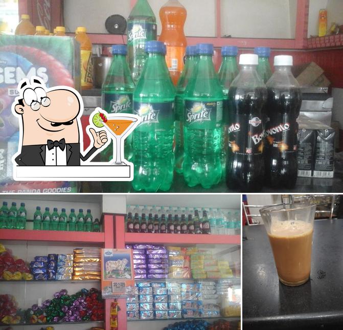 The picture of drink and food at City Bakery - KK Nagar