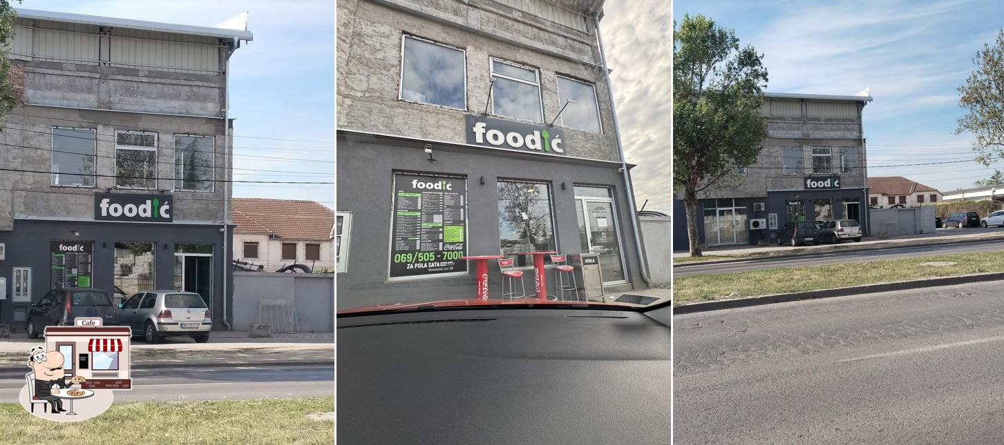 L'extérieur de Foodić Veternik