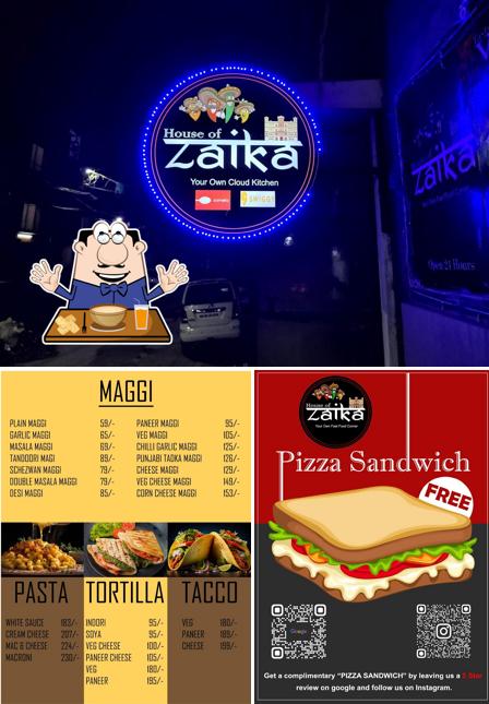 The restaurant's food and exterior