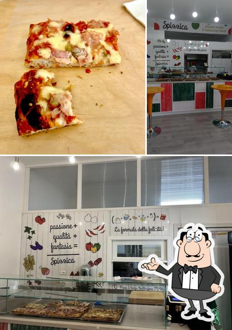 Dai un’occhiata alla immagine che presenta la interni e cibo di Spizzica