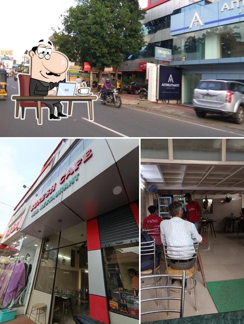 The interior of Suresh Cafe