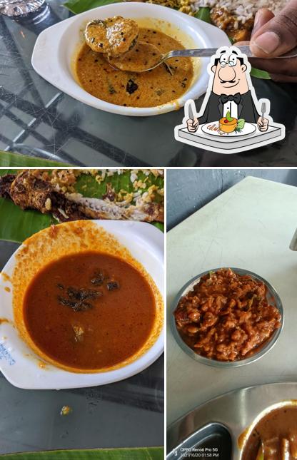 Food at Udaya Hotel
