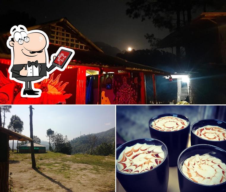 The photo of Suryanshi Cafe’s exterior and dessert