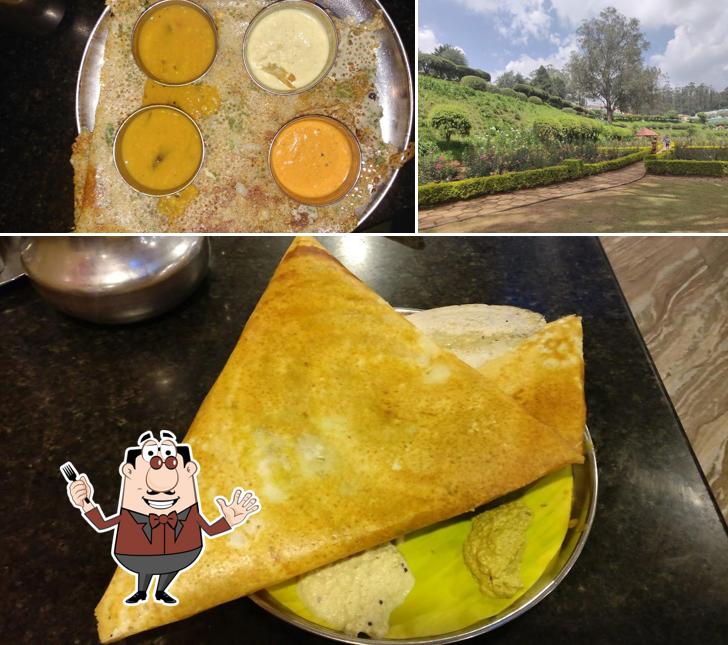 The photo of Thendral Restaurant’s food and exterior