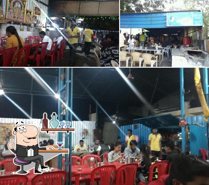 The interior of Tirupati Madras Cafe