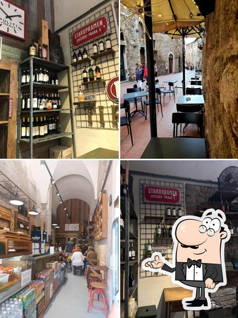Siediti a un tavolo di Vinaio di San Gimignano