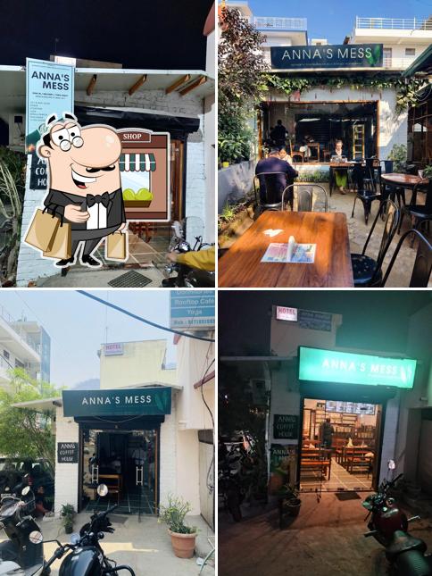 The exterior of Anna's Mess (South-Indian Restaurant)