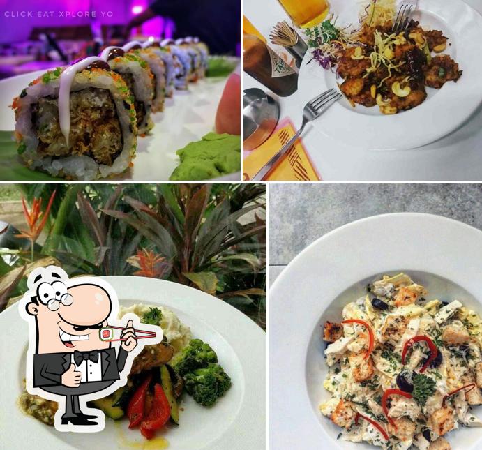 Sushi rolls are served at Dock forty five