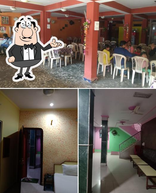 The interior of Krishna Restaurant